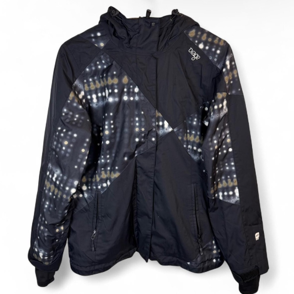 Orage Prime 10 Insulated Ski Snowboard Coat Jacket Mens Size M Black Outdoor
